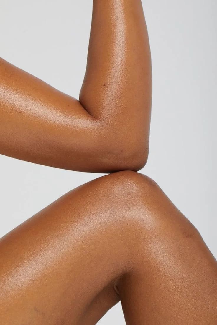 Patient with clear, bright, and even-toned skin