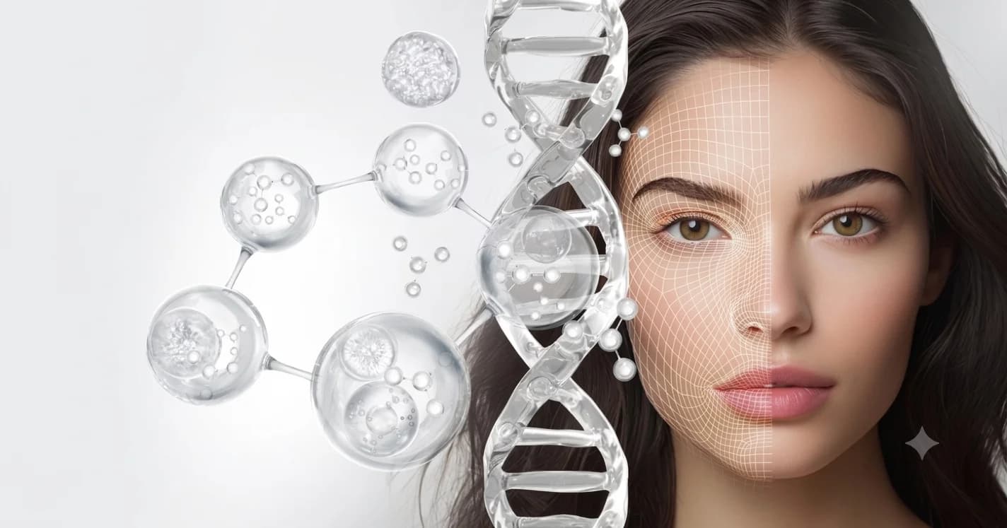 Patient with flawless, ultra-smooth skin