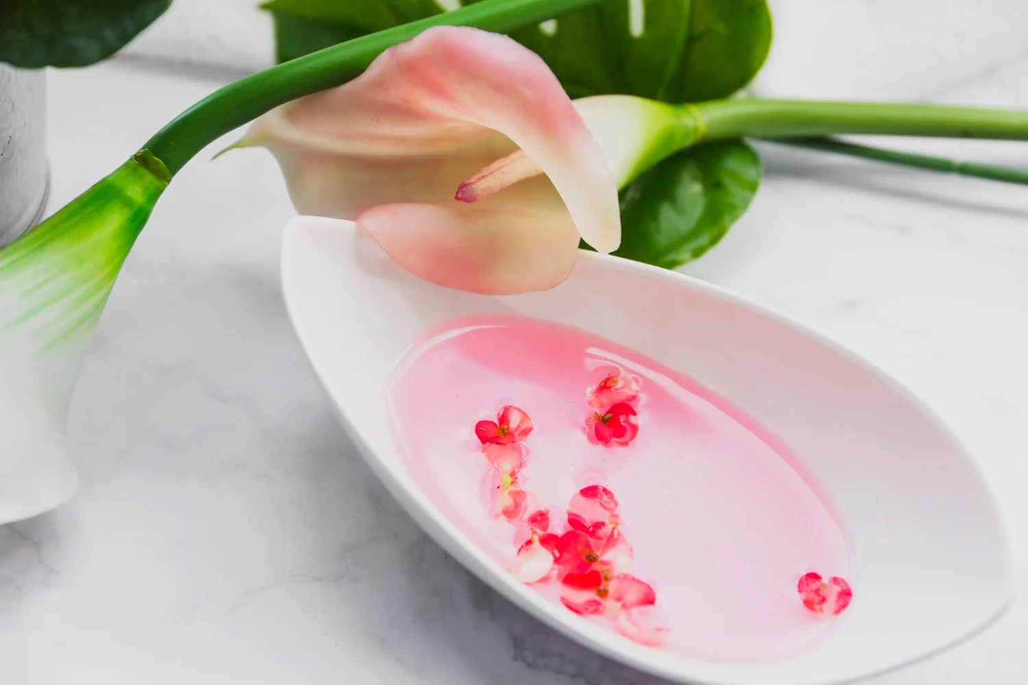 Soft, glowing aesthetic representing smooth, bright skin